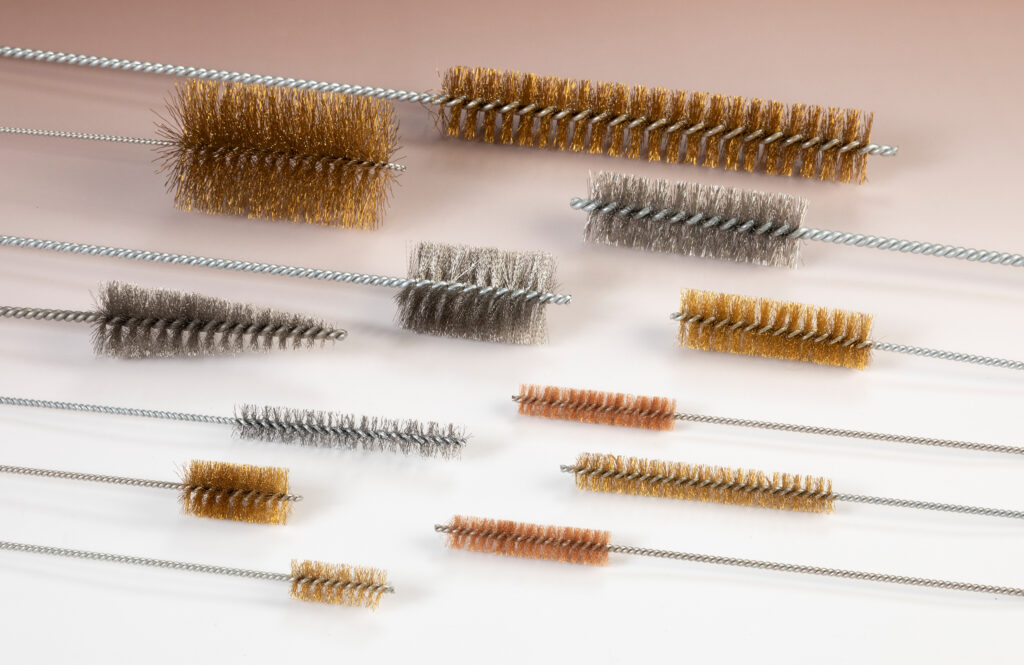 Foto - Messing, fosforbrons en (rvs) staal draadborstels