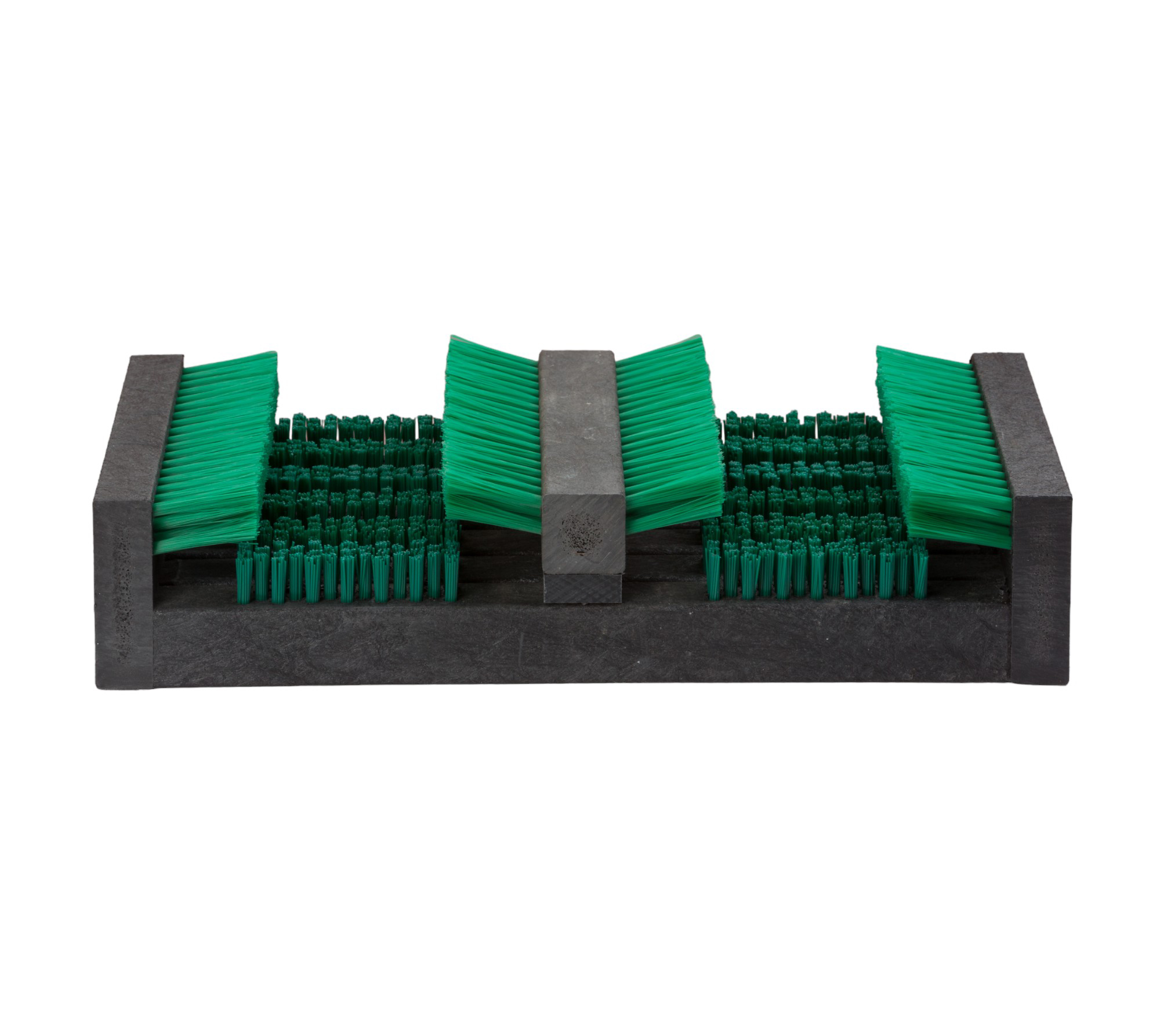 Voetenveger groen gerecycled kunststof