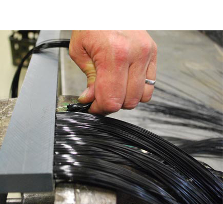 Borstellat intrekwerk